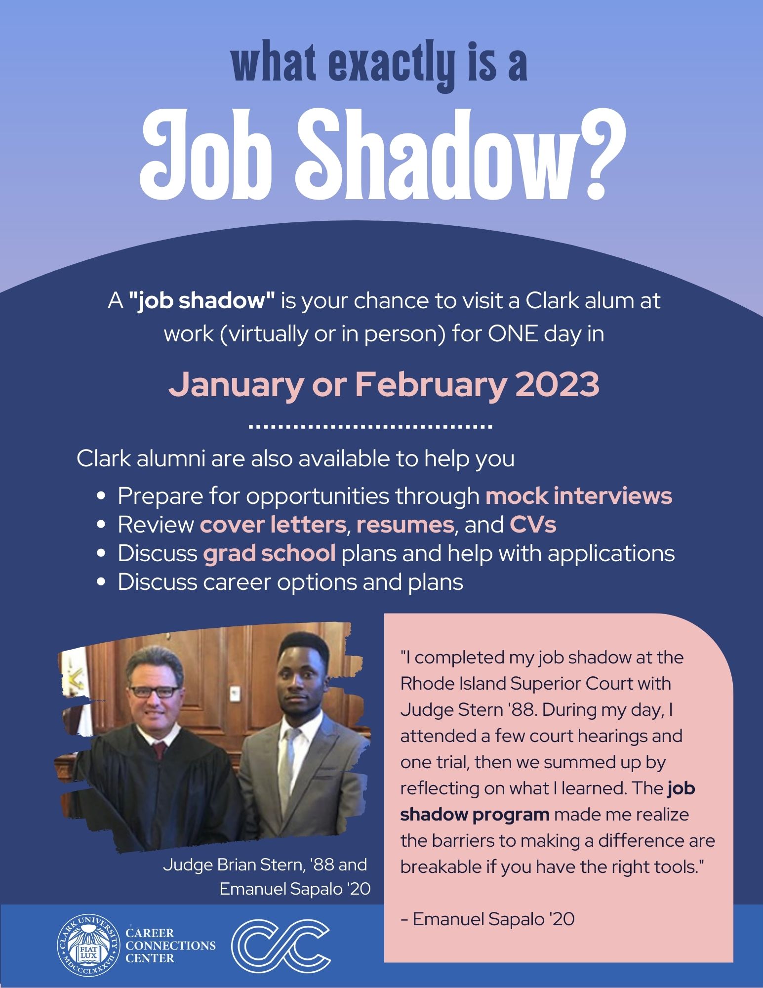 Job Shadow Project Sign Job Shadwo